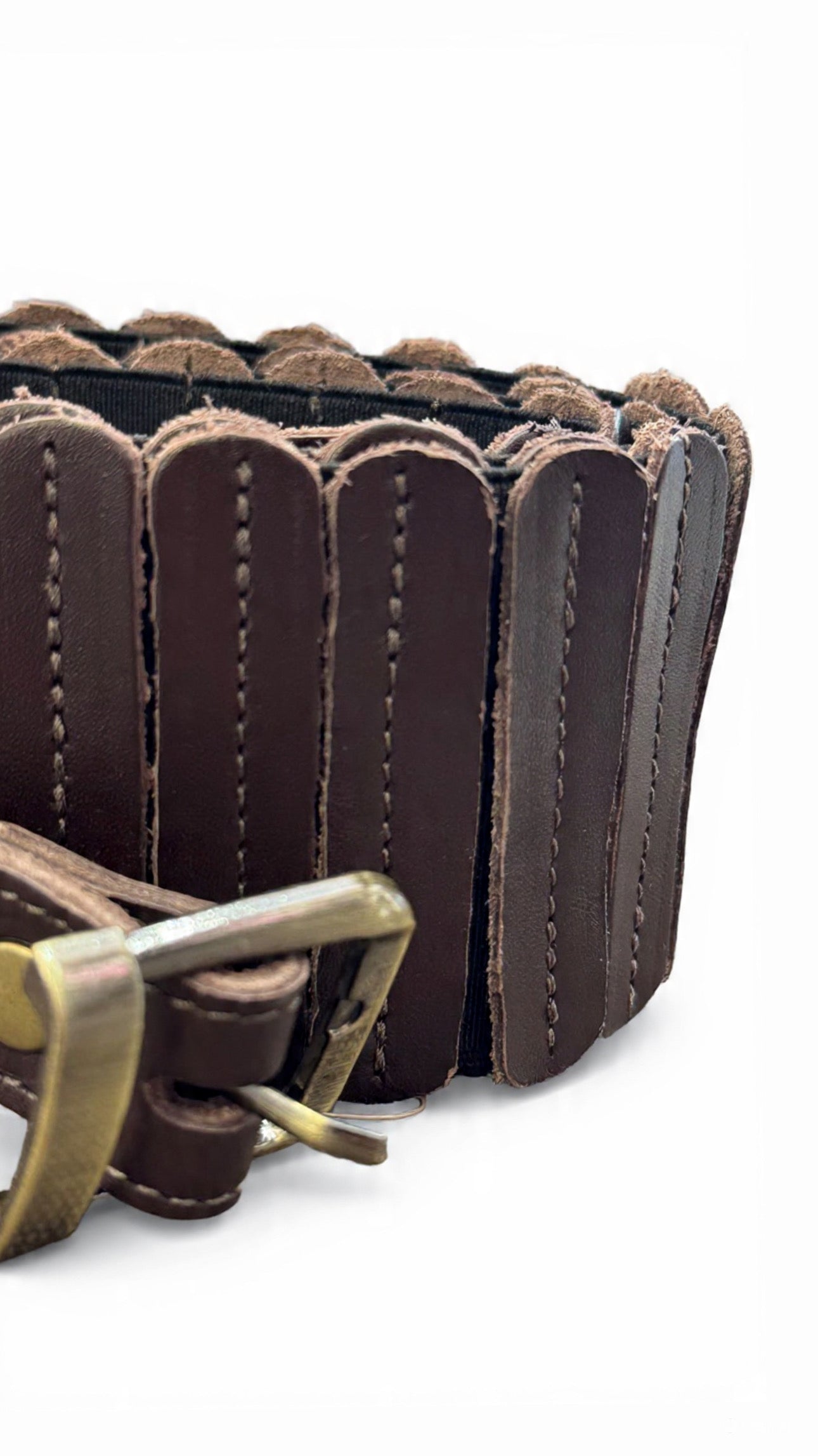 CINTURON ALICIA ELASTICADO CHOCOLATE