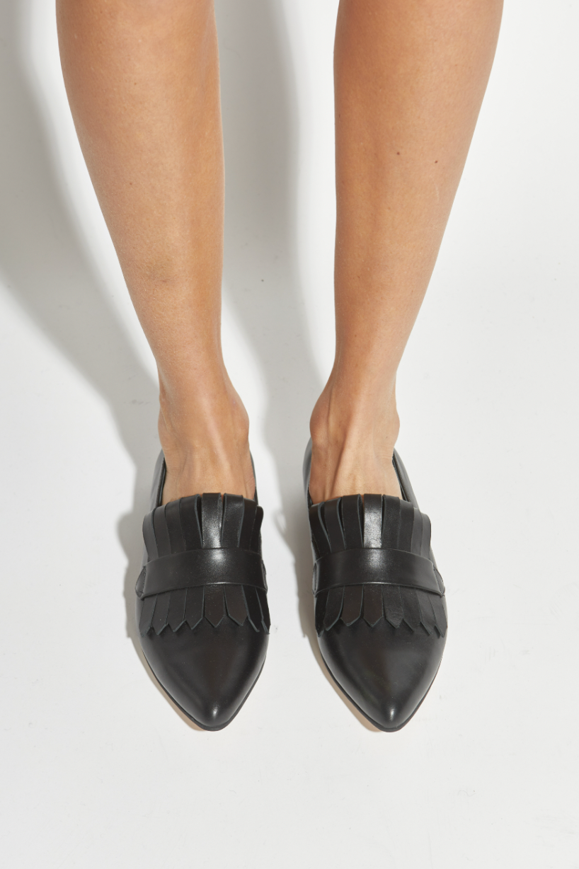 ZAPATOS  AMALIA CHASQUILLA PLANOS NEGRO