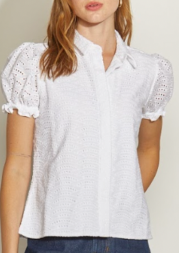 BLUSA LAVANDA BLANCO