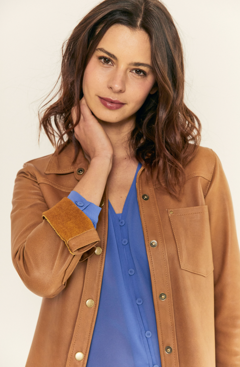 CAMISERA JIMENA CAMEL