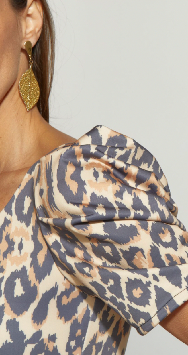 POLERA SOLE MANGA CORTA GLOBO PRINT