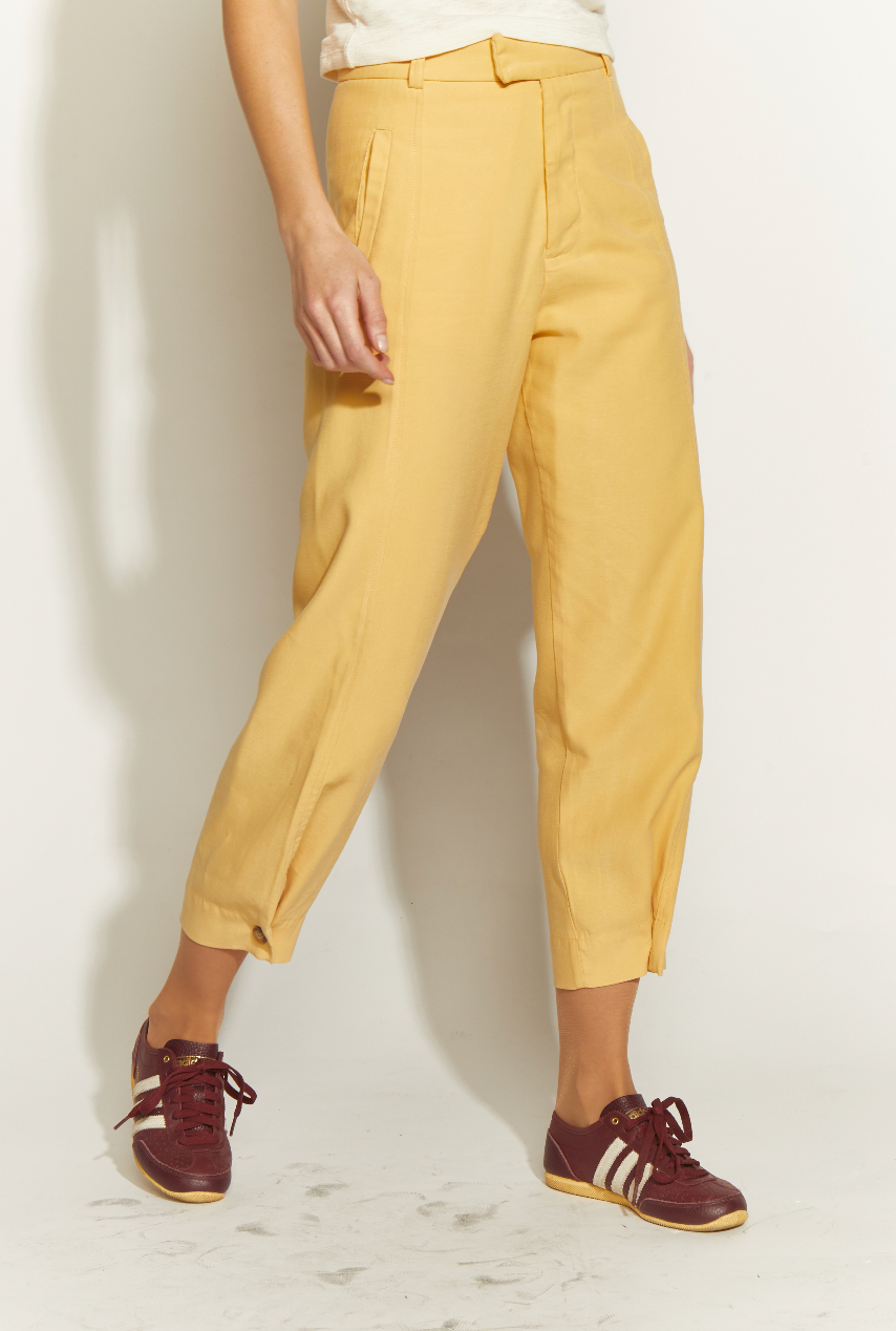 PANTALON PINZAS TENCEL BOCADO