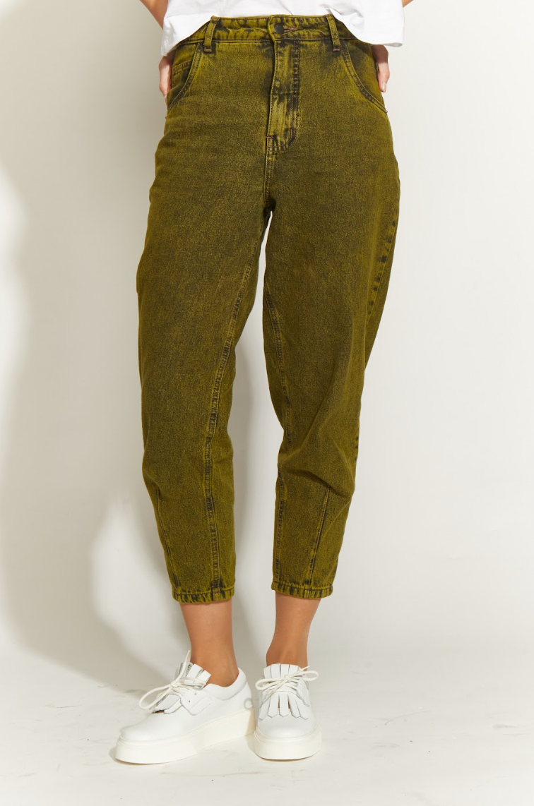 PANTALÓN JOGGER VERDE GASTADO