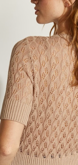 POLERA TEJIDA ROBERTA BEIGE