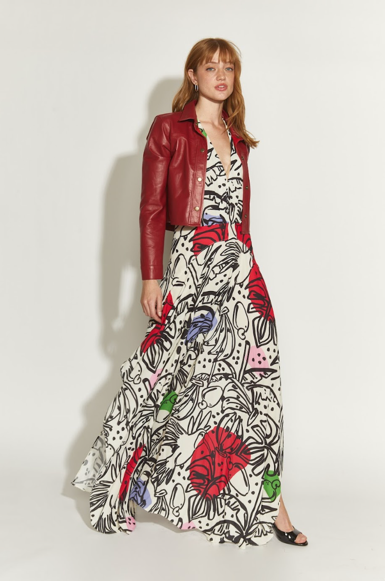 VESTIDO PEONIA PROTEAS VERDE