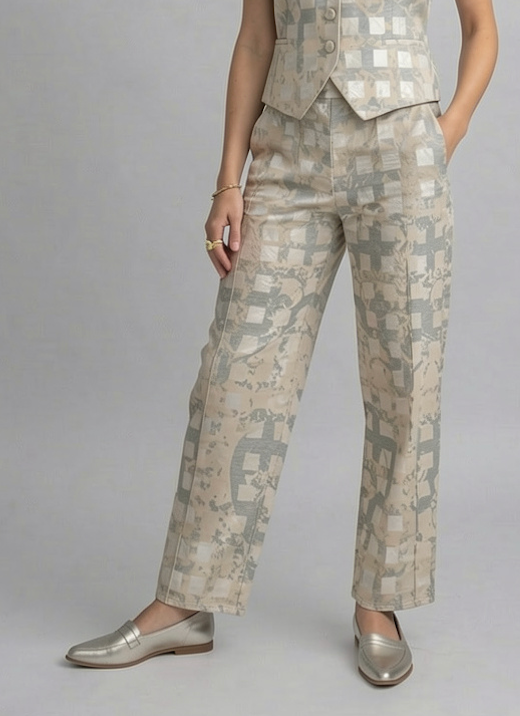 PANTALON EVA RECTO DORADO CHANTILLY