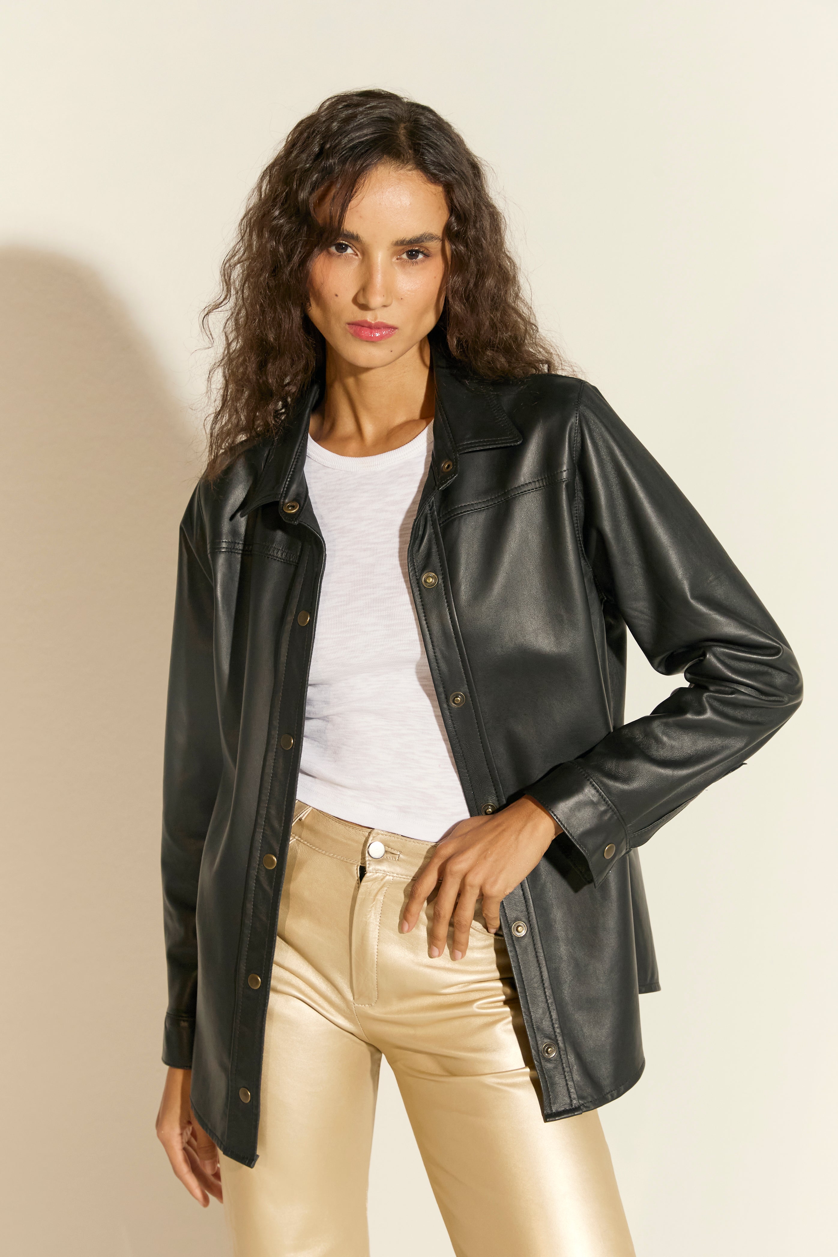 CAMISERA JIMENA LARGA NEGRA