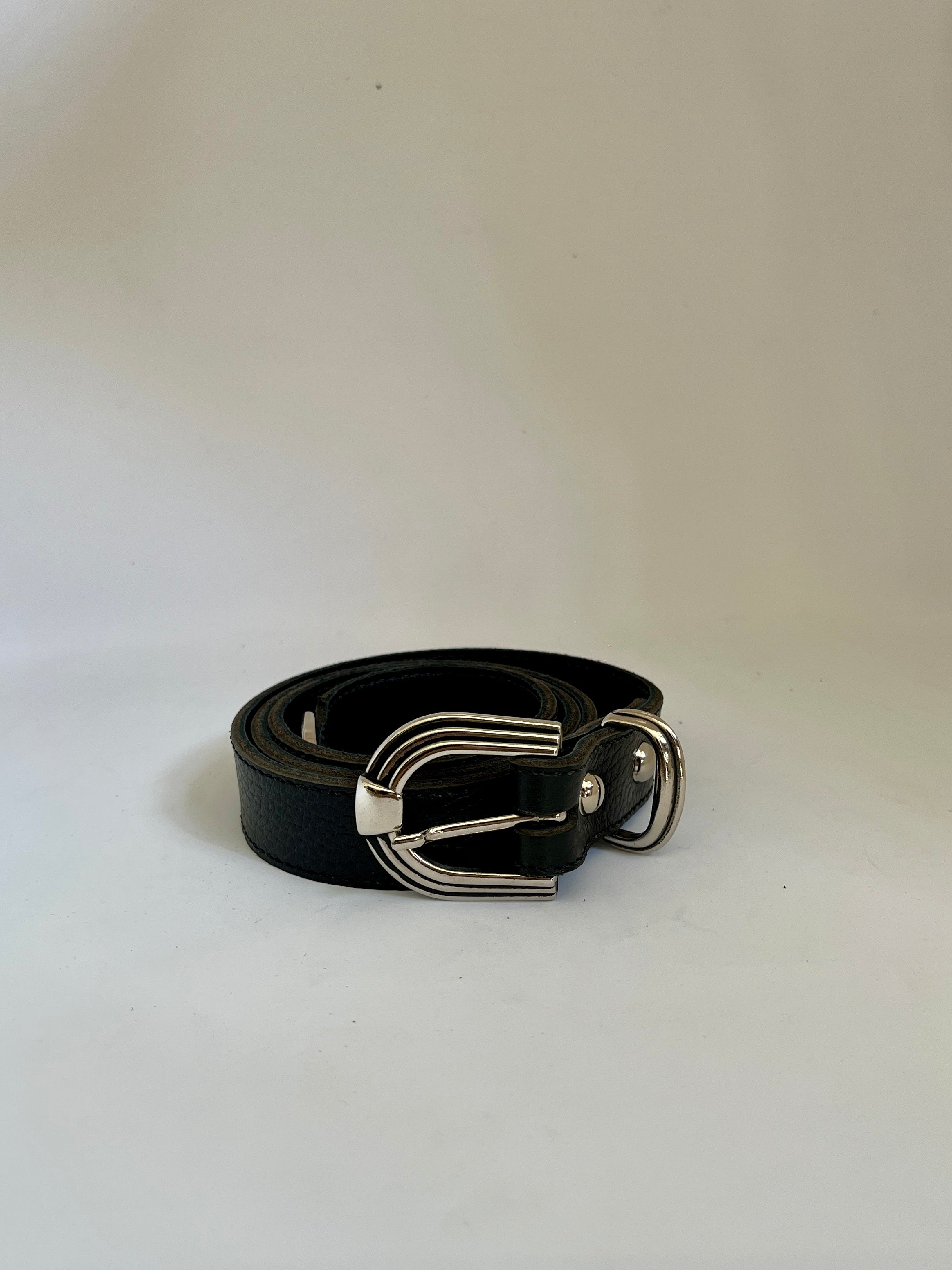 CINTURÓN FRIDA HEBILLA TEXANA NEGRO