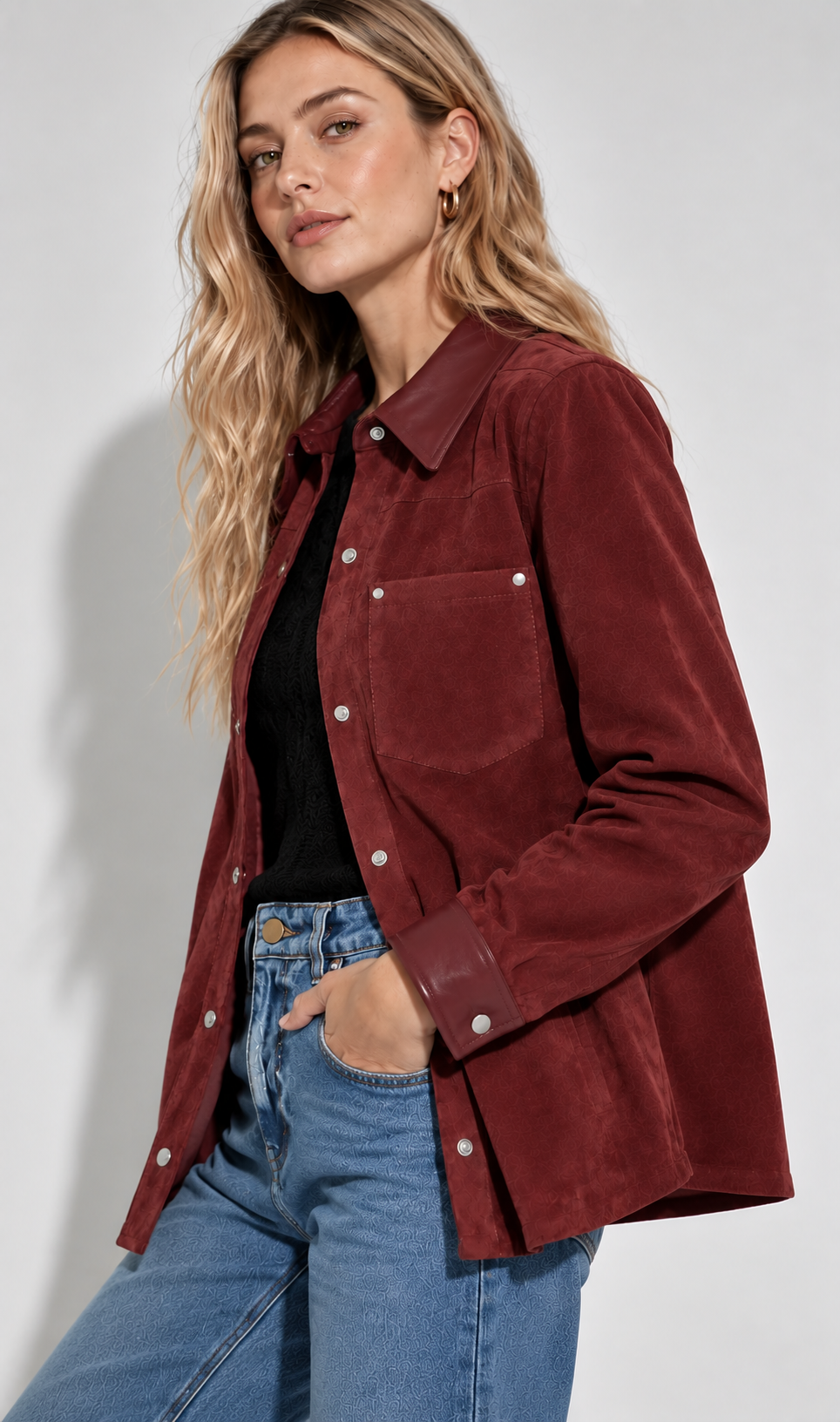 CHAQUETA GAMUZA JIMENA BURDEO