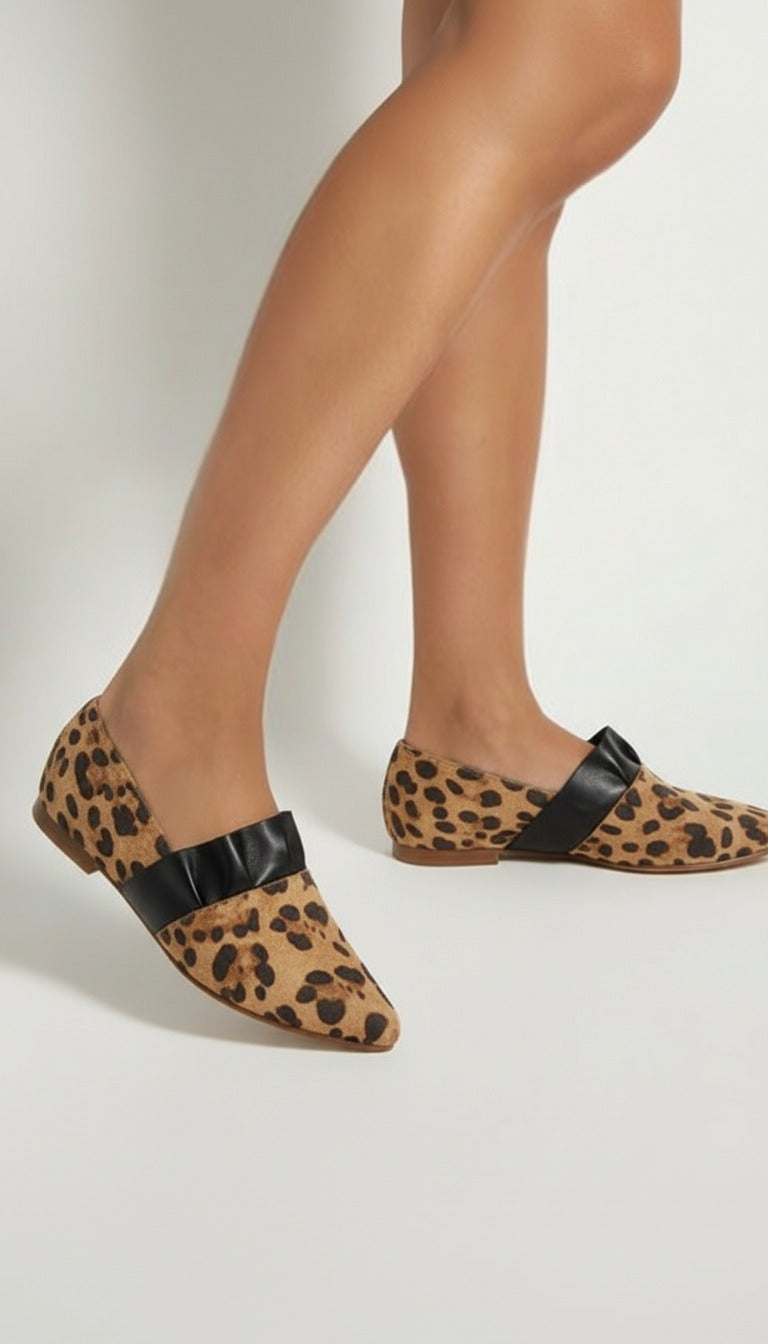 ZAPATO SARA VUELOS PLANOS PRINT