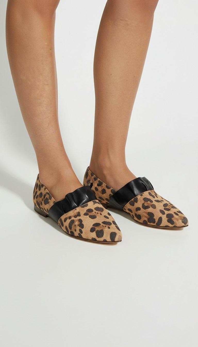 ZAPATO SARA VUELOS PLANOS PRINT