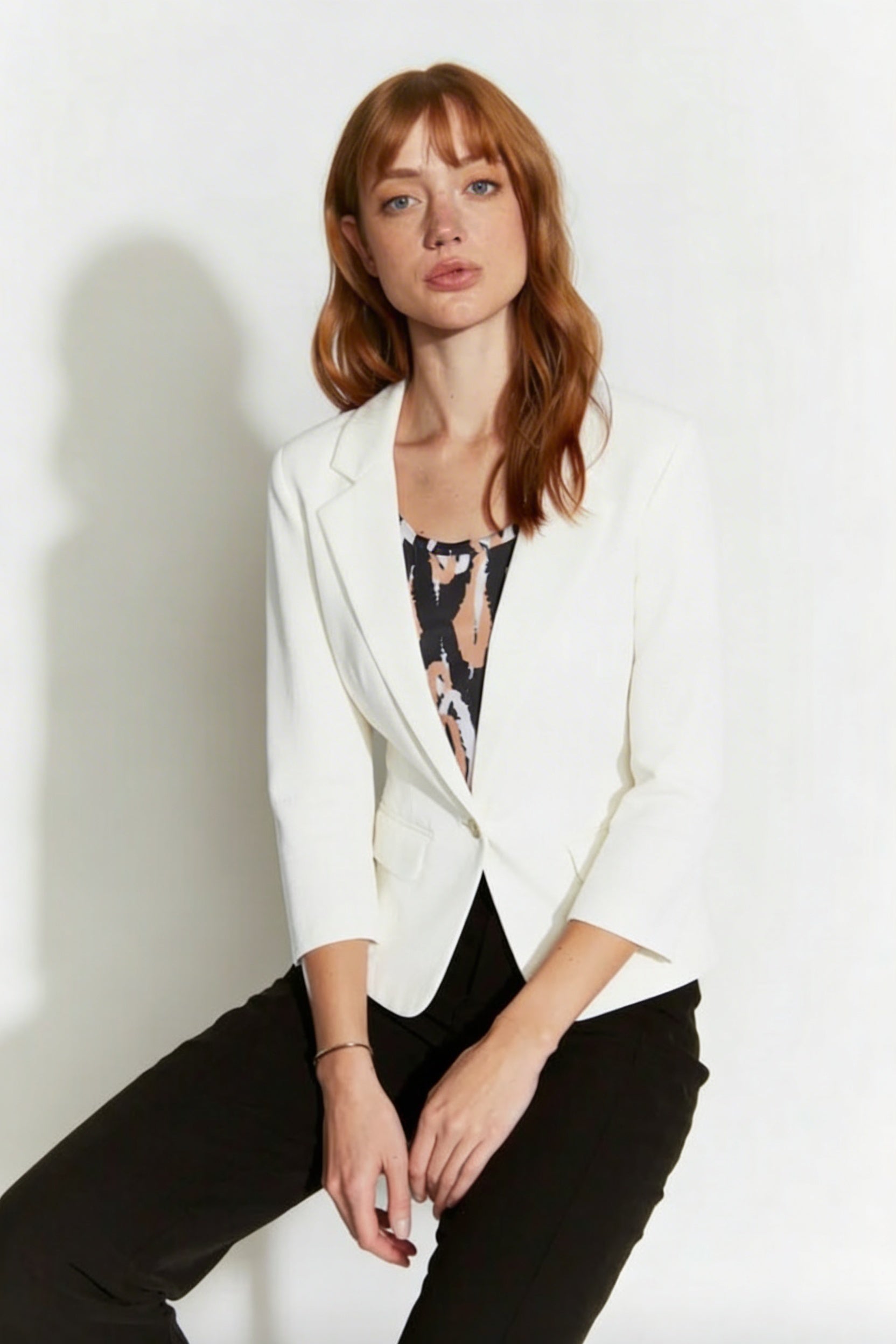 BLAZER LOTO BLANCO