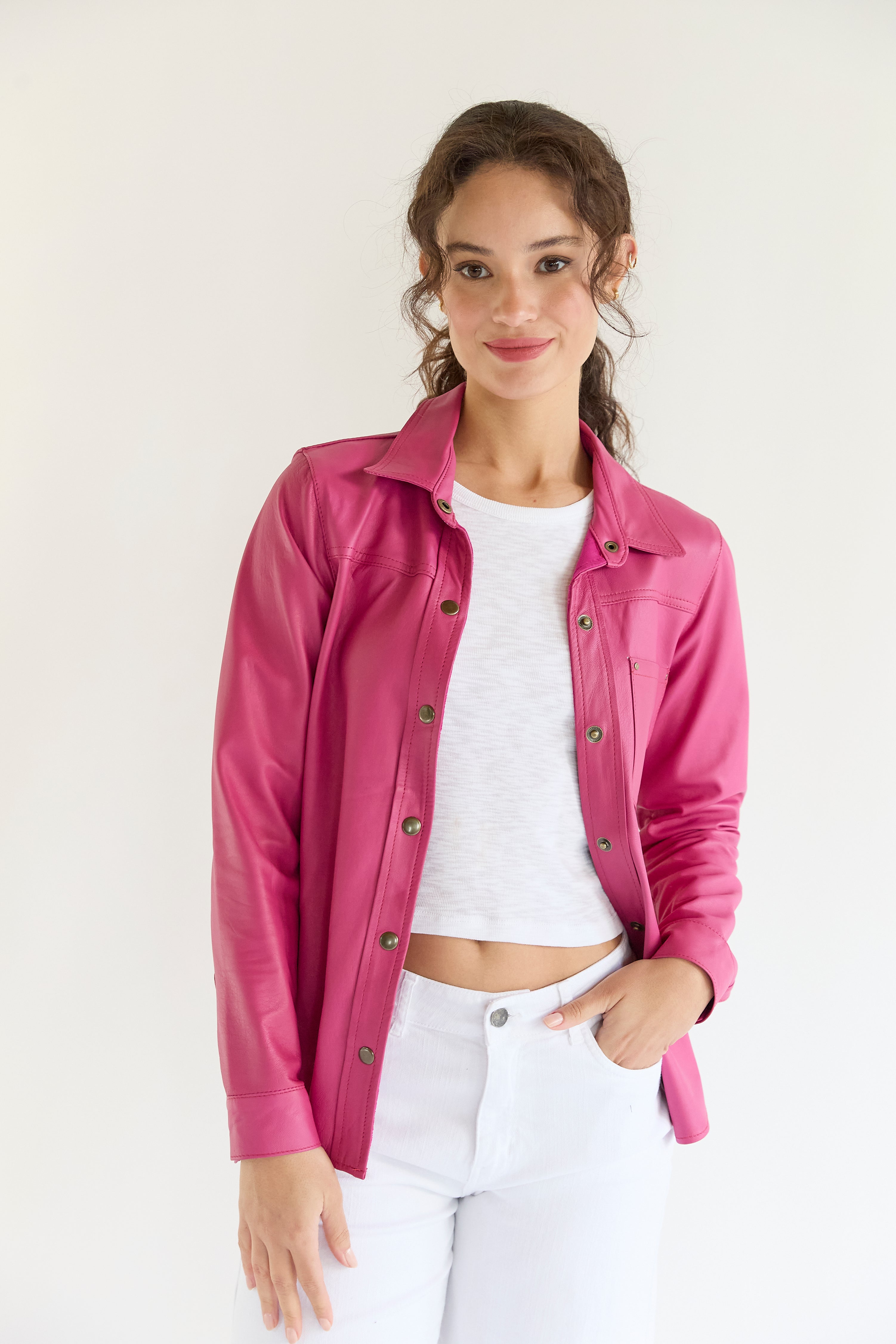 CAMISERA JIMENA FUCSIA