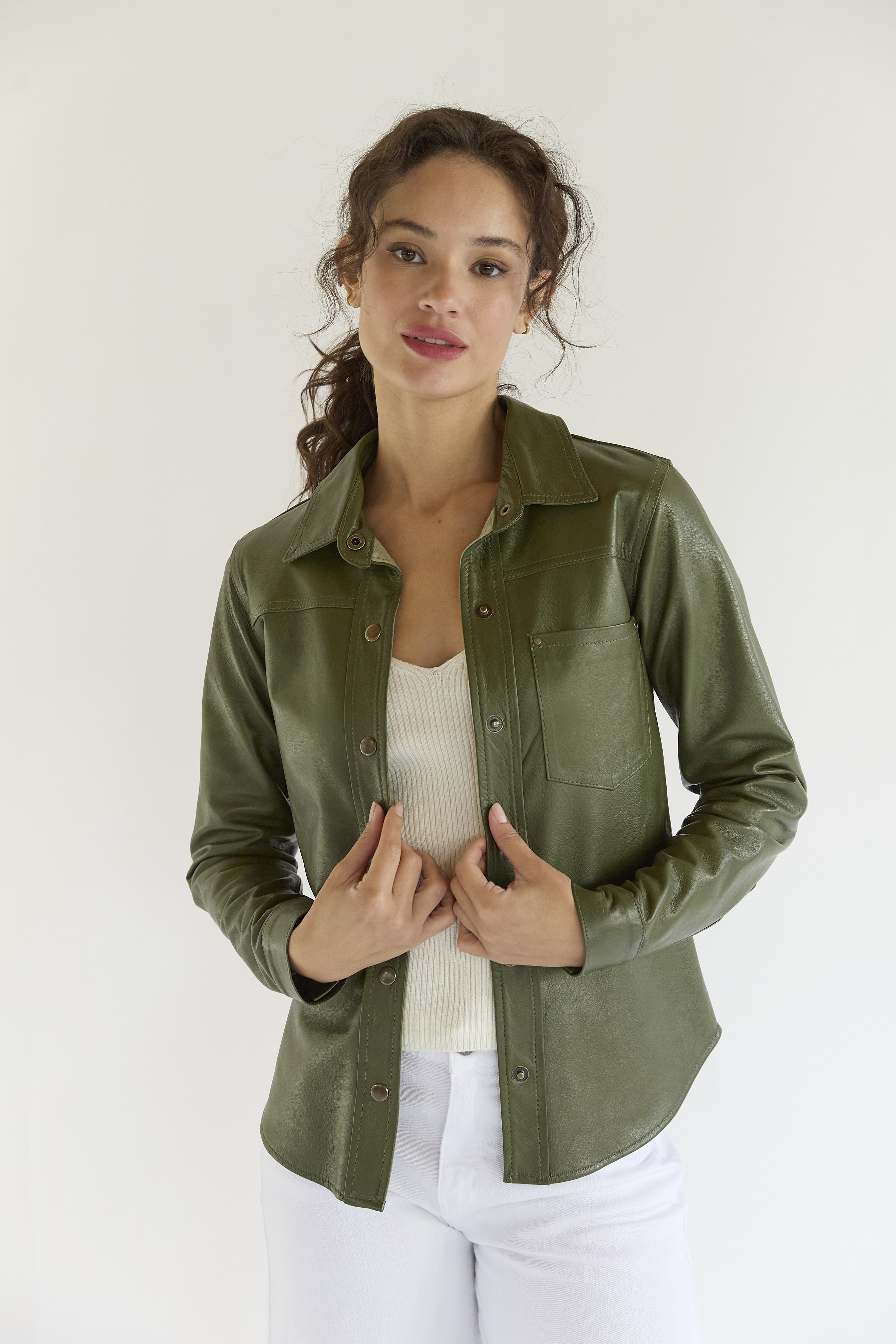 CAMISERA JIMENA VERDE MUSGO